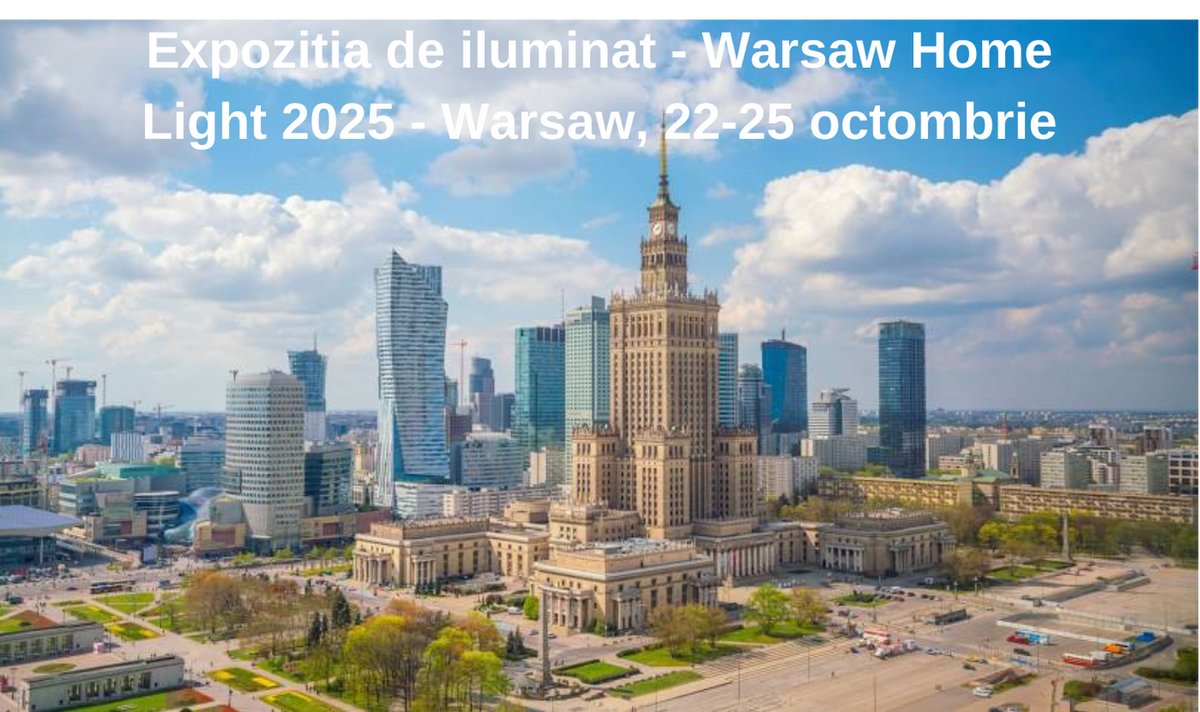 Expozitia de iluminat - Warsaw Home Light - Warsaw, 22-25 octombrie