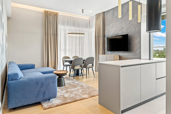 Lumina perfecta intr-un apartament modern