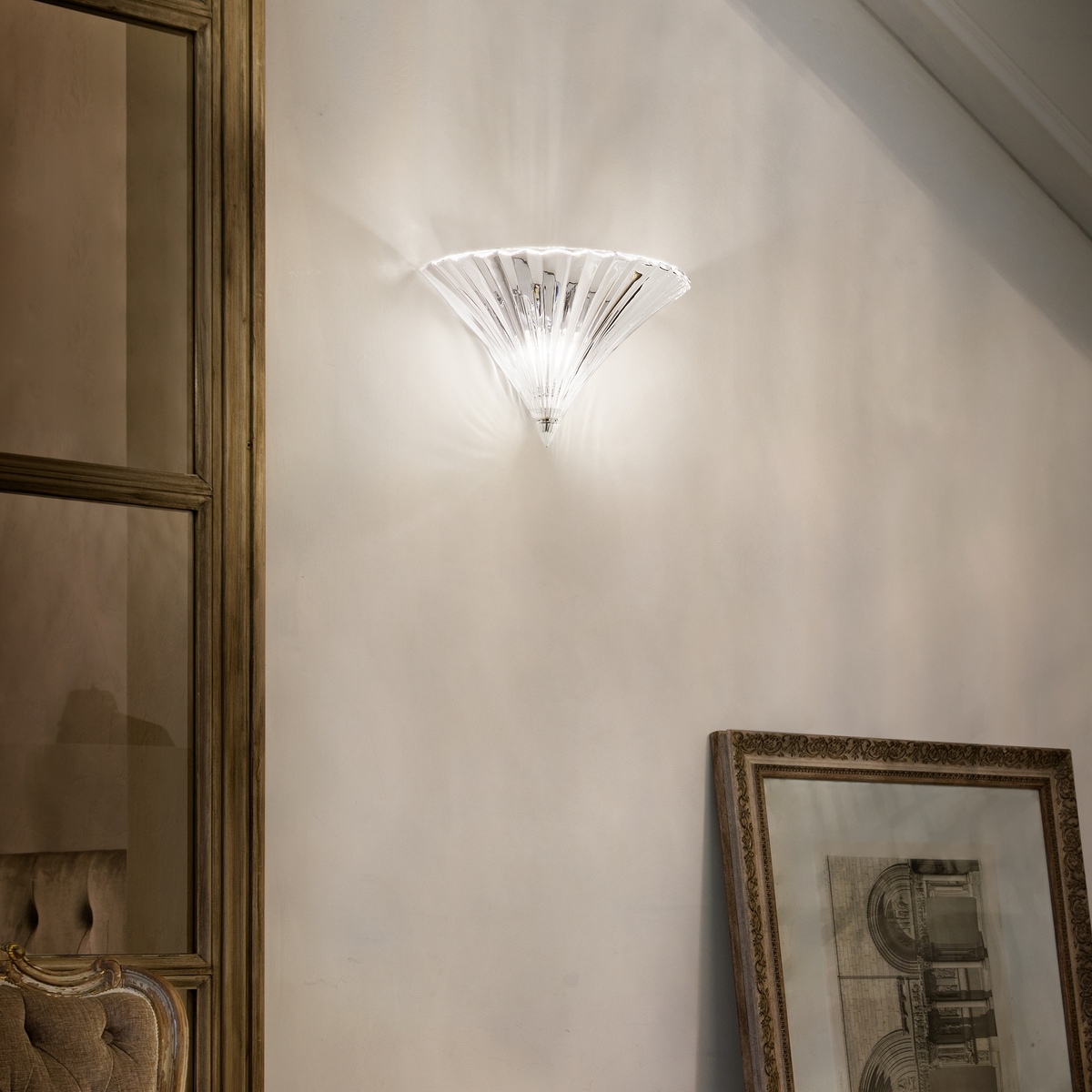 Aplică Ideal Lux Santa AP1 Big, transparent, 87368