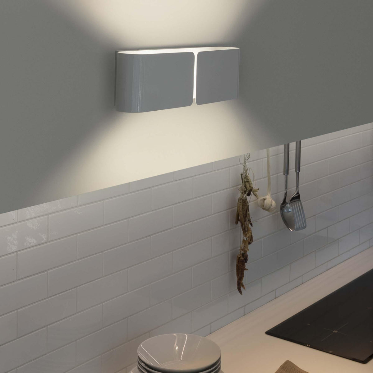 Aplică Ideal Lux Clip AP2 Small, alb, 14166