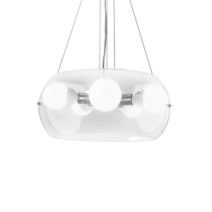 Lustră Ideal Lux Audi-10 SP5, transparent, 16863