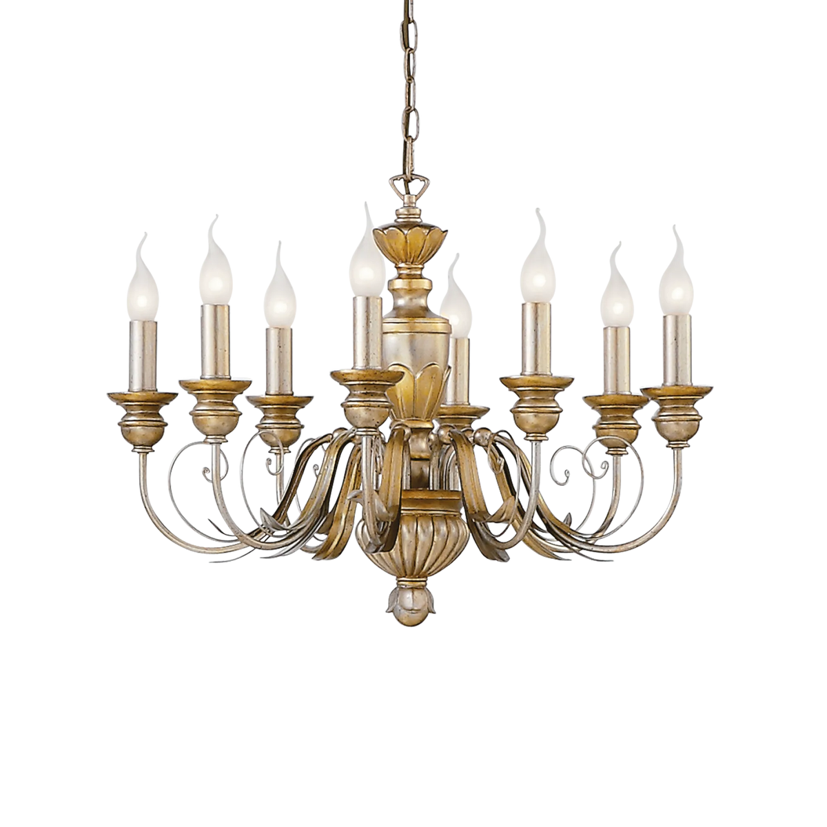 Lustră Ideal Lux Firenze SP8, auriu, 20839