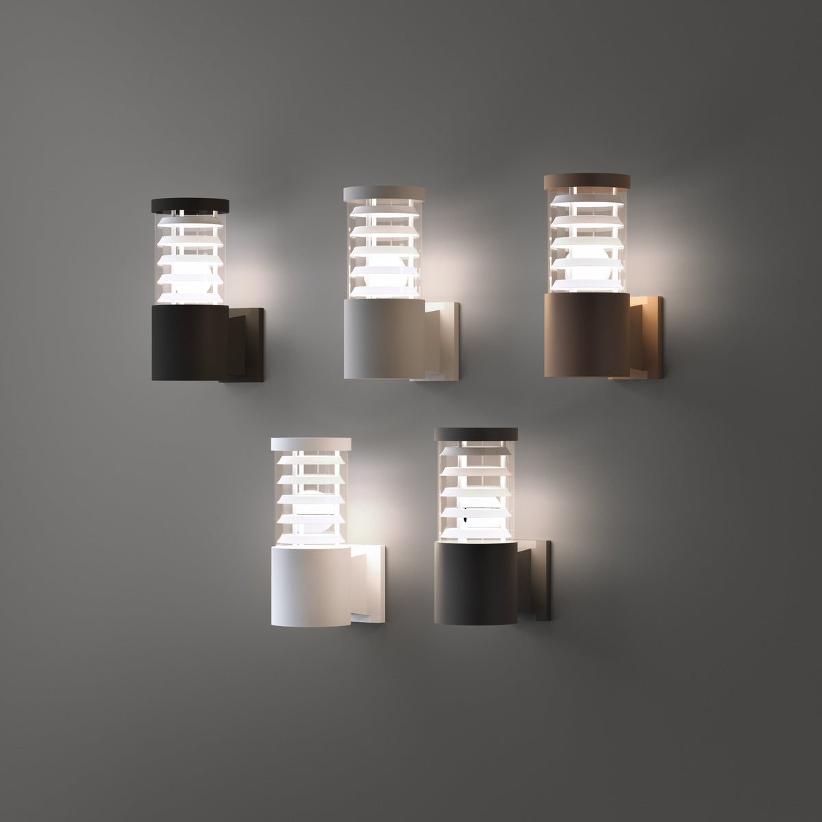 Aplică de exterior Ideal Lux Tronco AP1, cafea, 326962
