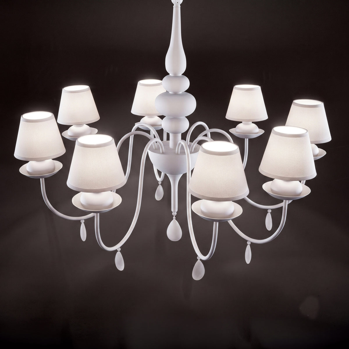 Lustră Ideal Lux Blanche SP6, alb, 35581