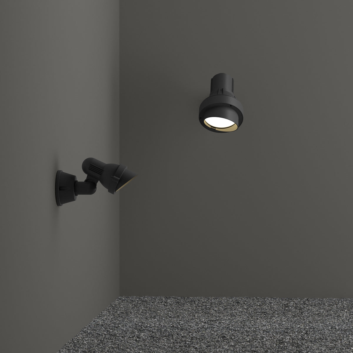 Aplică de exterior Ideal Lux Terra AP1 Big, antracit, 046167