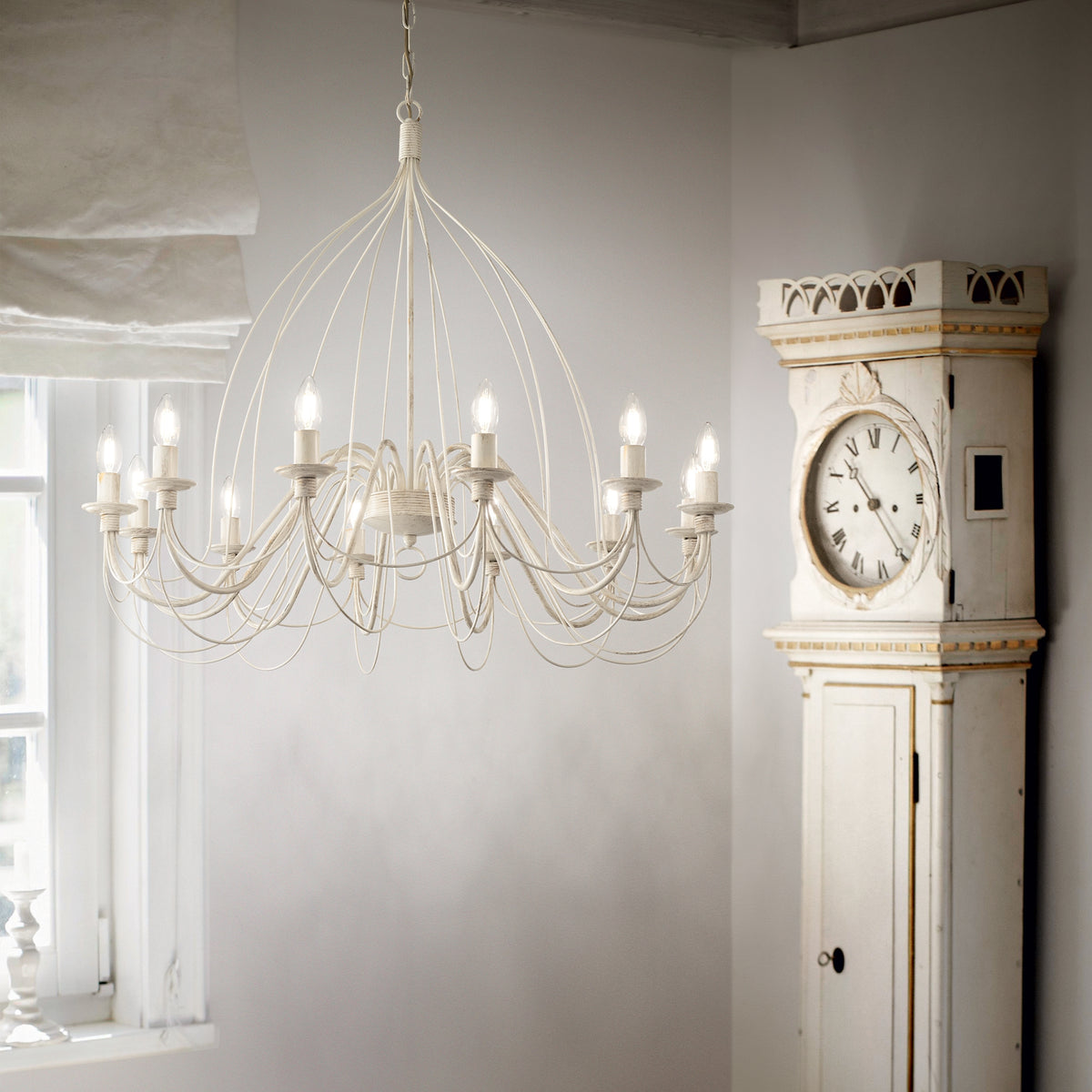 Lustră Ideal Lux Corte SP5 5881, alb