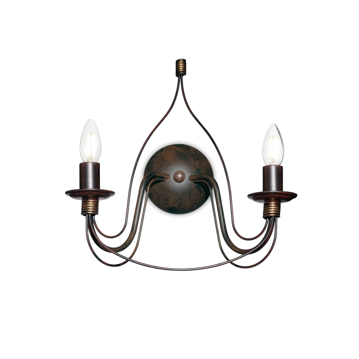 Aplică Ideal Lux Corte AP2 Ruggine, 57200