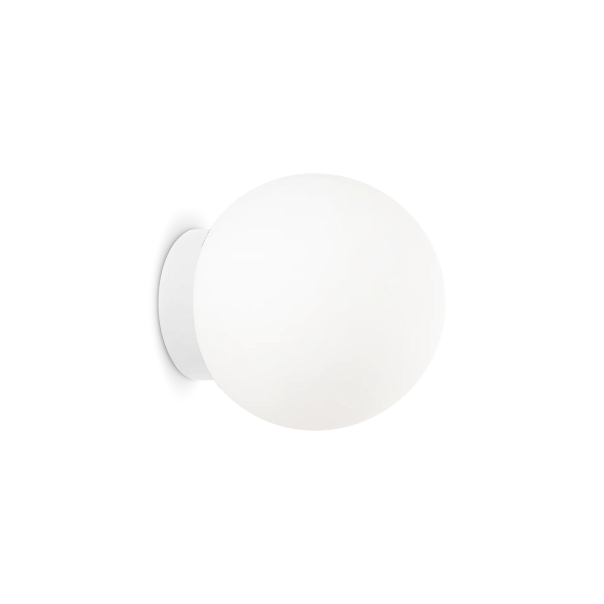 Aplică Ideal Lux Mapa AP1, alb, Ø15 cm, 059808