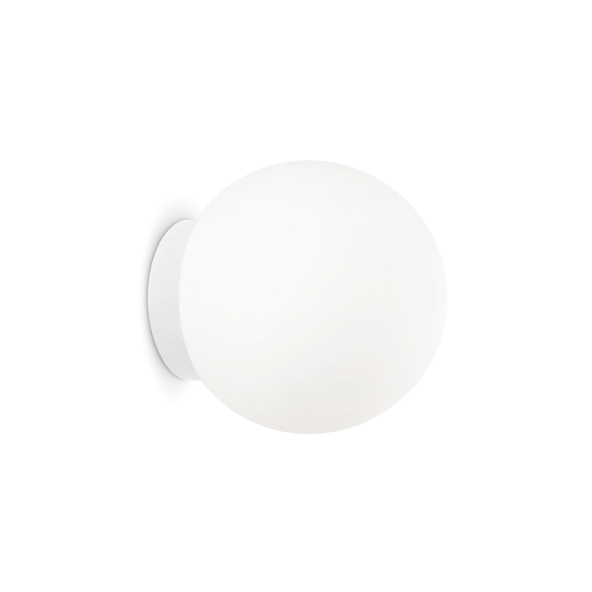 Aplică Ideal Lux Mapa AP1, alb, Ø20 cm, 059815