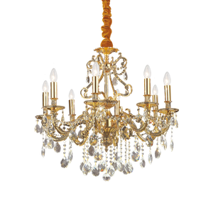 Lustră Ideal Lux Gioconda SP8, auriu, 60514