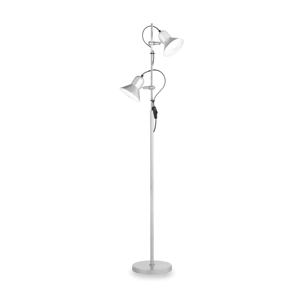 Lampadar Ideal Lux Polly PT2, argintiu, 61115