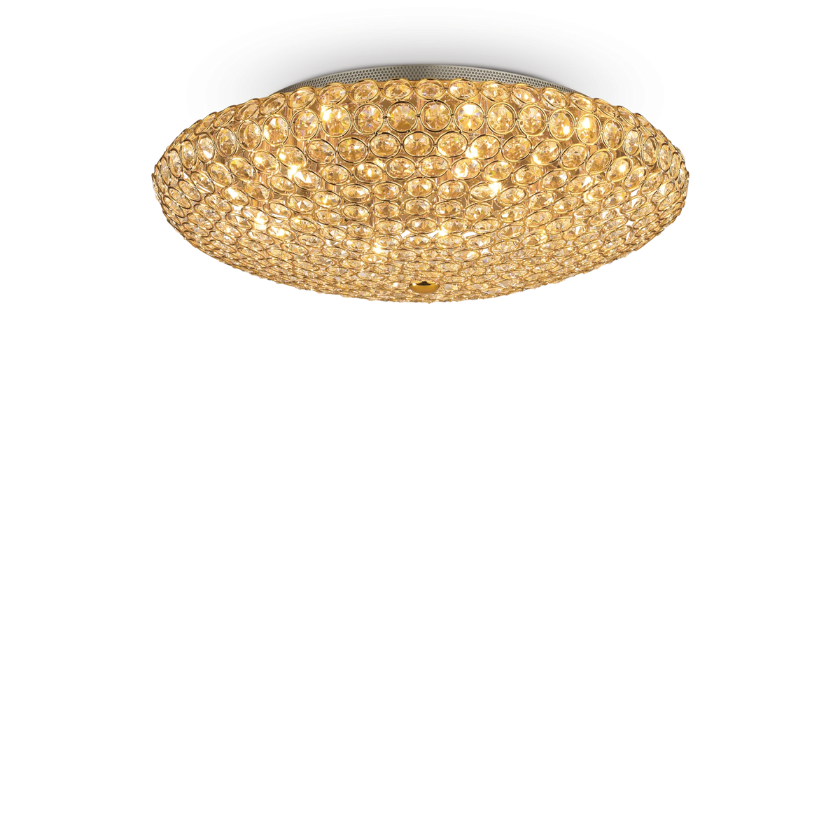 Plafonieră Ideal Lux King PL9, auriu, 73262