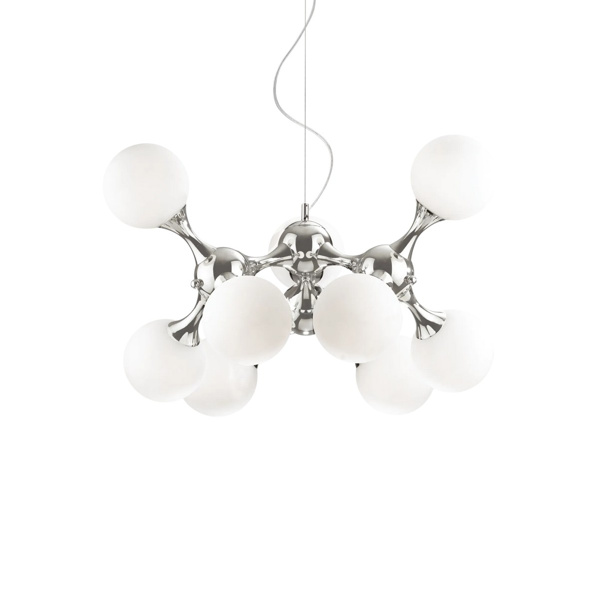 Lustră Ideal Lux Nodi SP9, alb, 82059