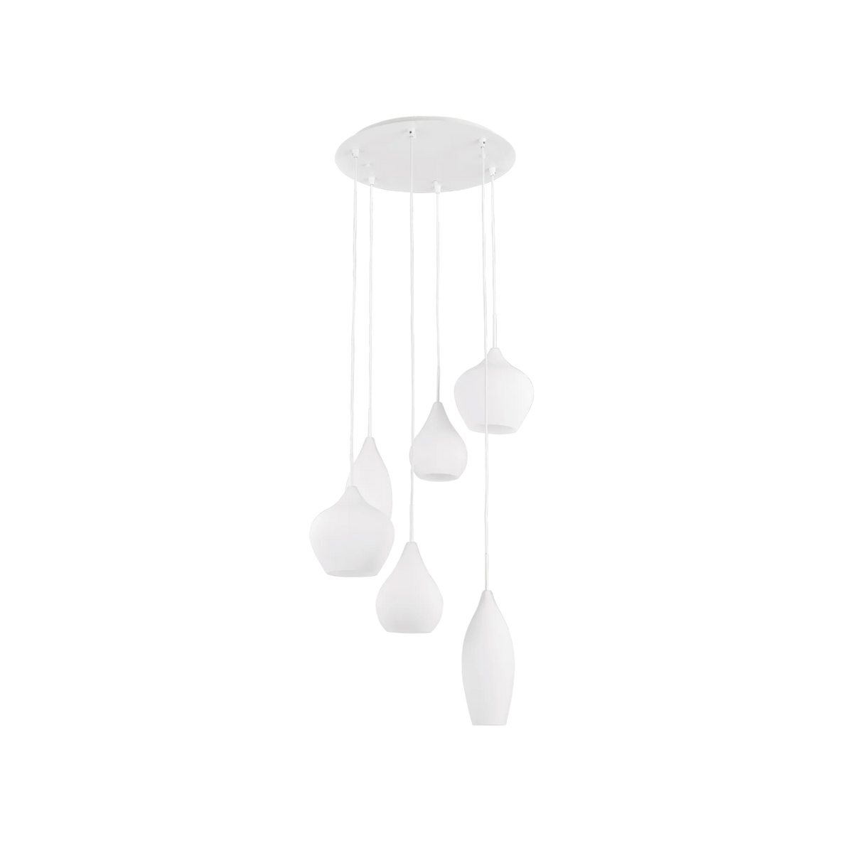 Lustră Ideal Lux Soft SP6, alb, 87818