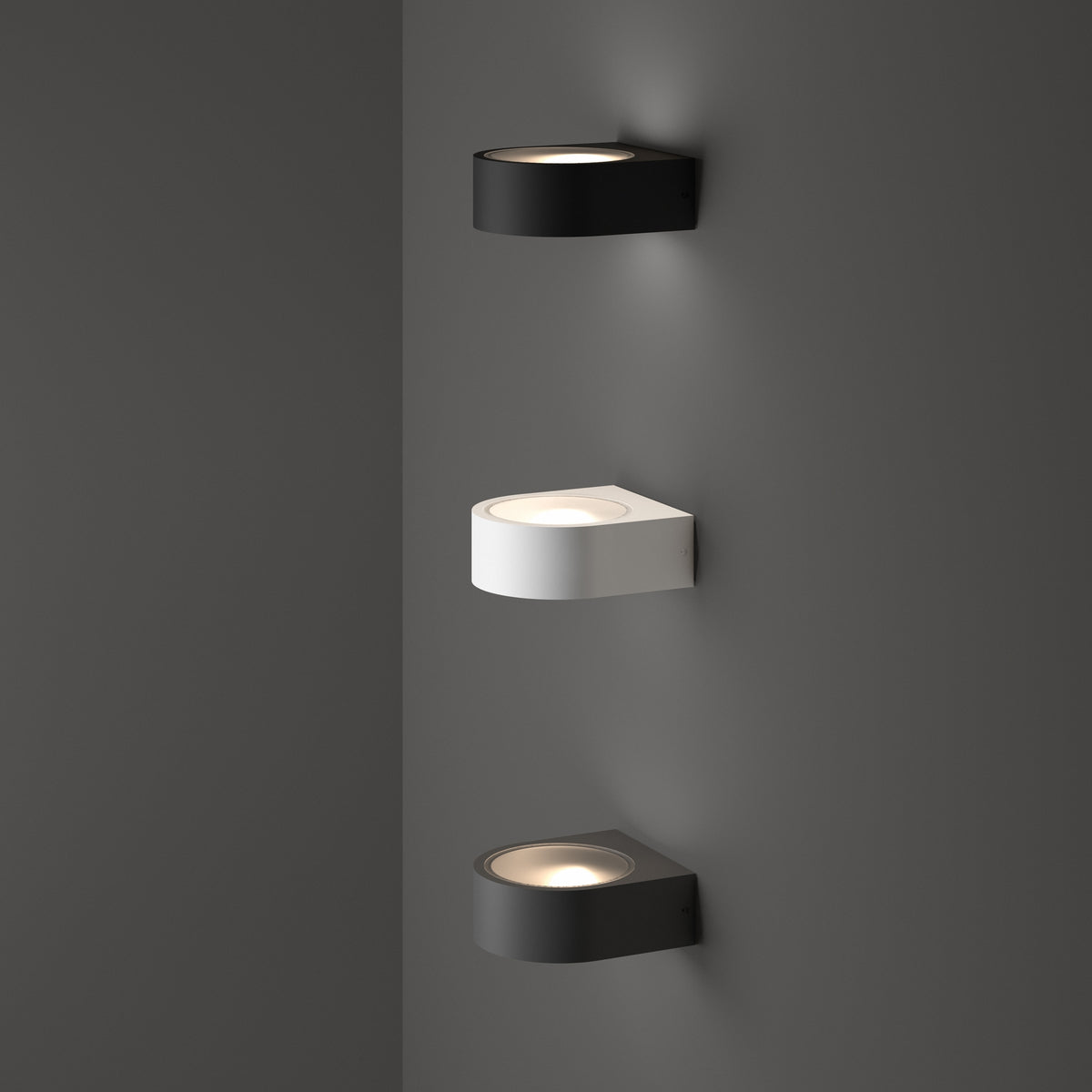 Aplică de exterior Ideal Lux Iko AP1, gri, 92218