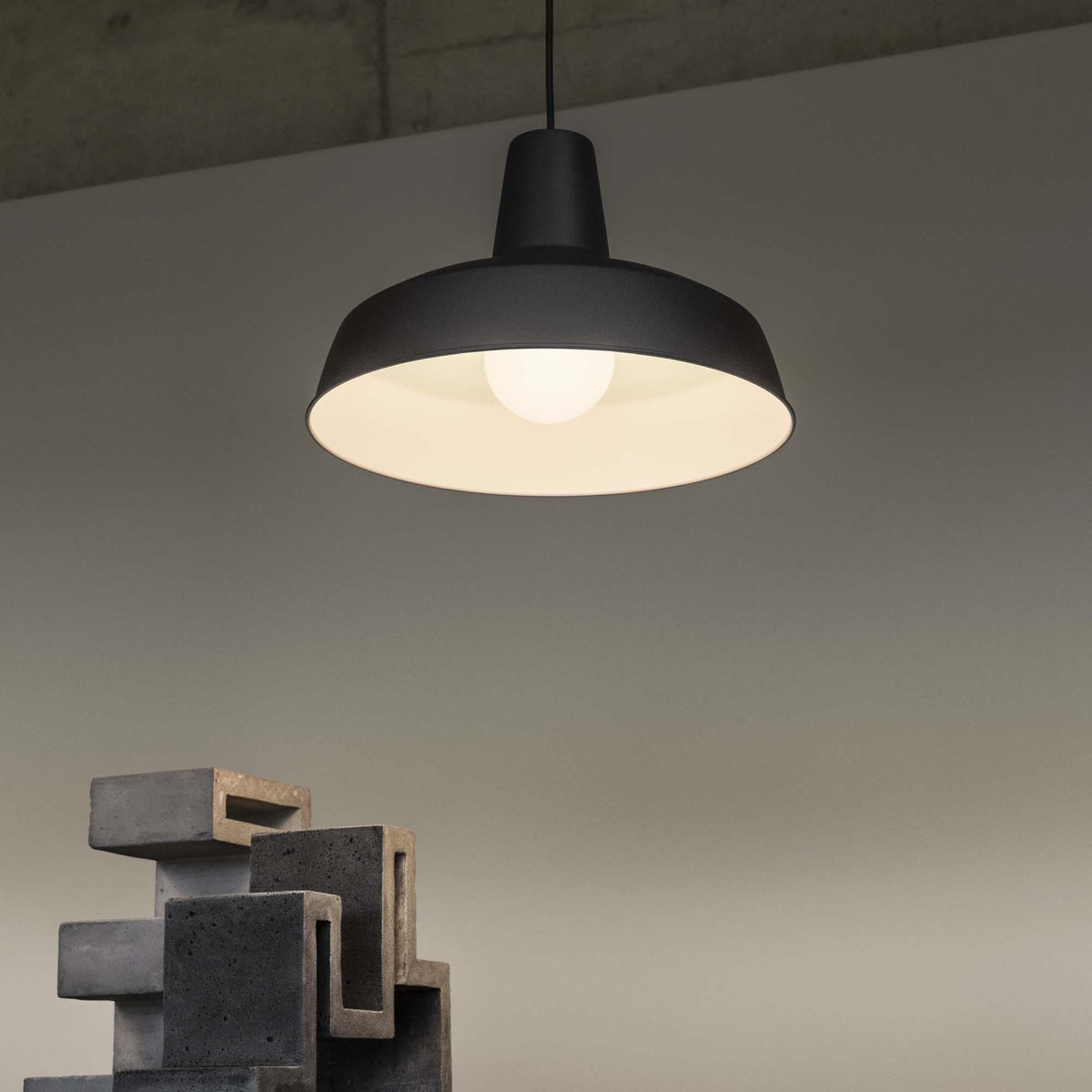Pendul Ideal Lux Moby SP1, negru, 93659
