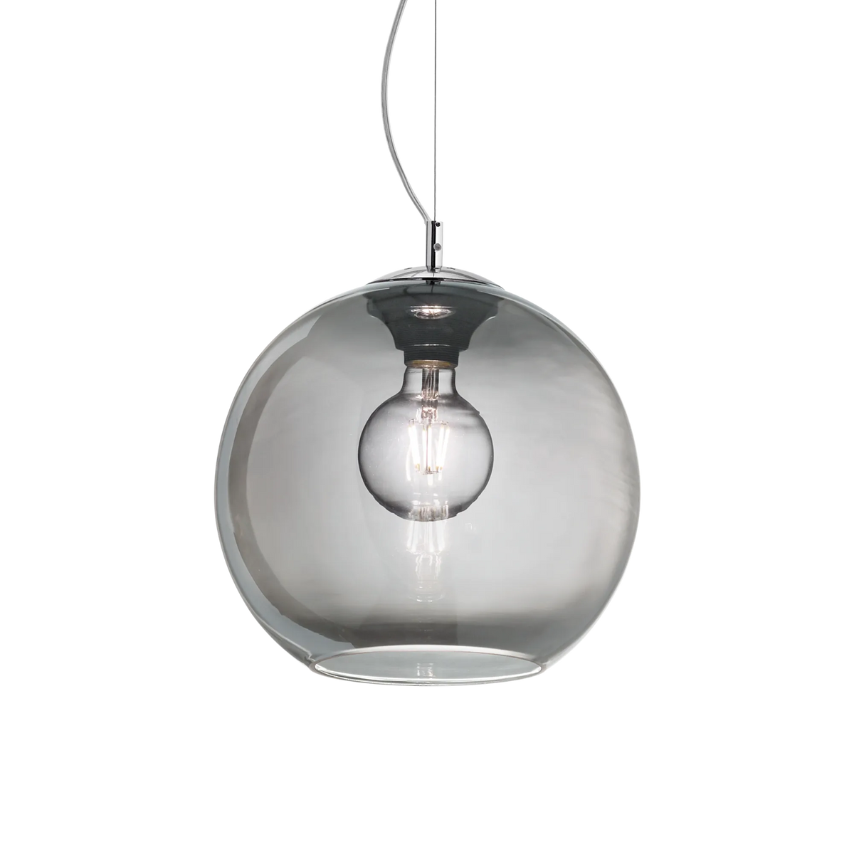 Pendul Ideal Lux Nemo SP1, fumuriu, Ø40 cm, 94229