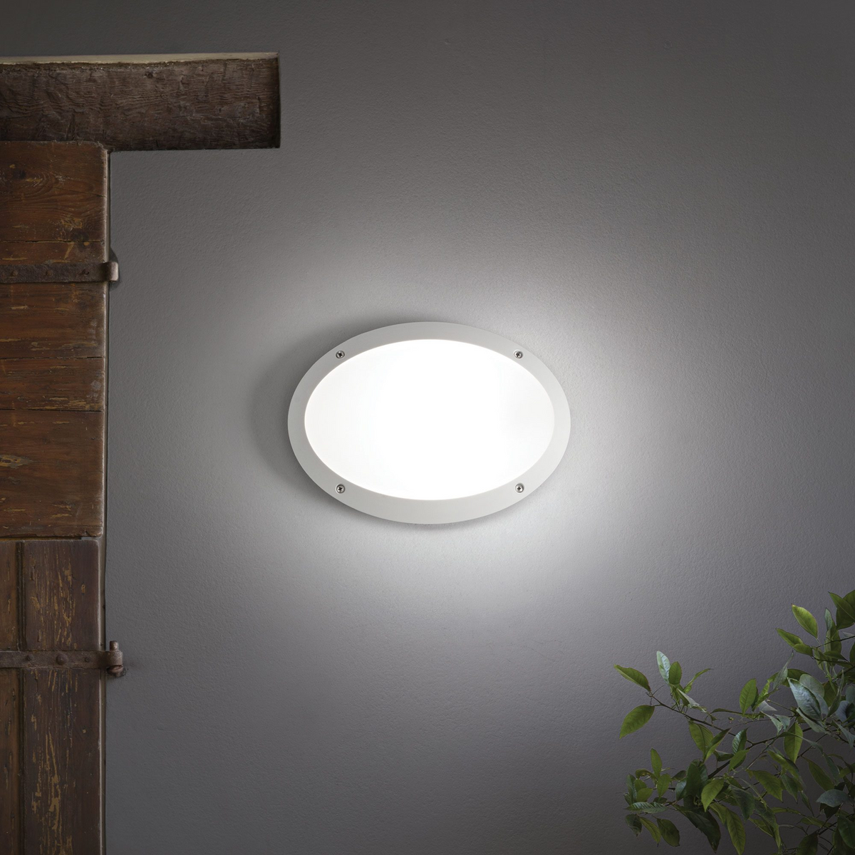 Aplică de exterior Ideal Lux Medea-1 AP1, alb, 96711
