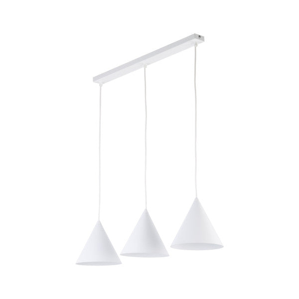 Lustră TK Lighting Cono 3 S, alb, 10011