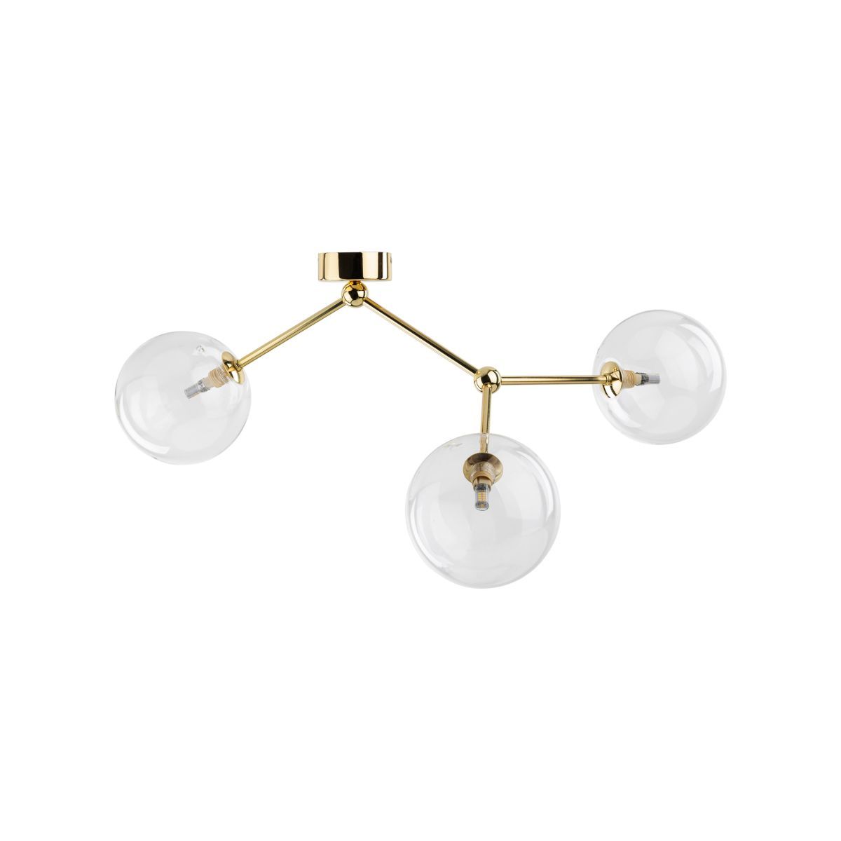 Lustră TK Lighting Fairy 3, auriu, 10069