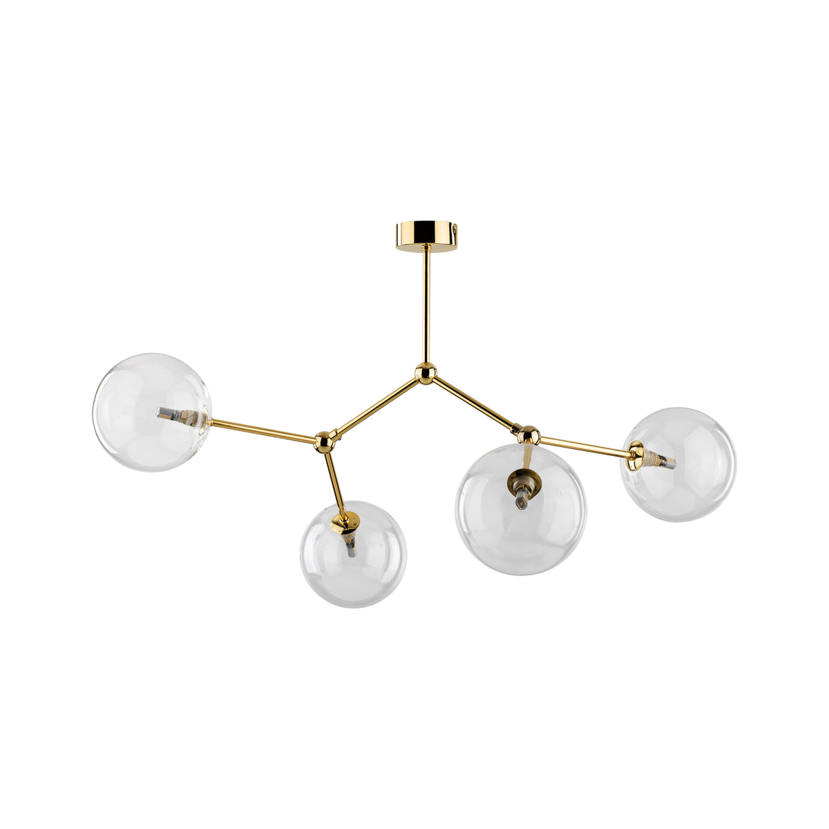 Plafonieră TK Lighting Fairy, auriu, 4 x G9, 10070