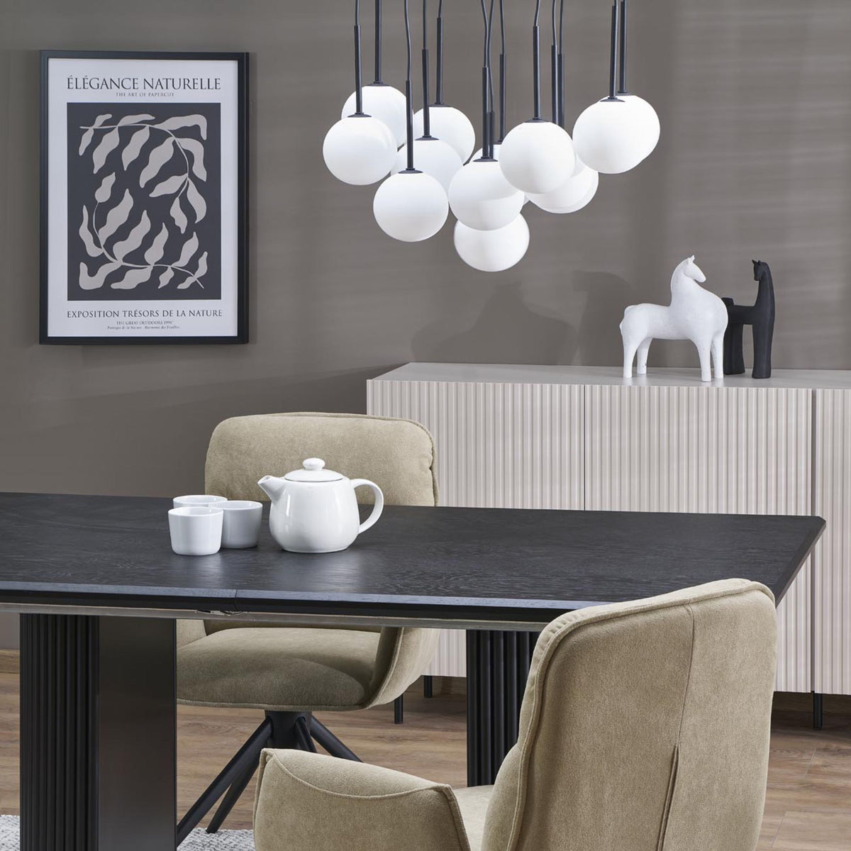 Lampa suspendată Martin Black/White 10079 TK 10079