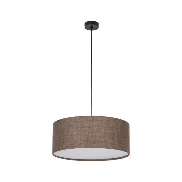 Lampă suspendată TK Lighting Earth, maro, 10101