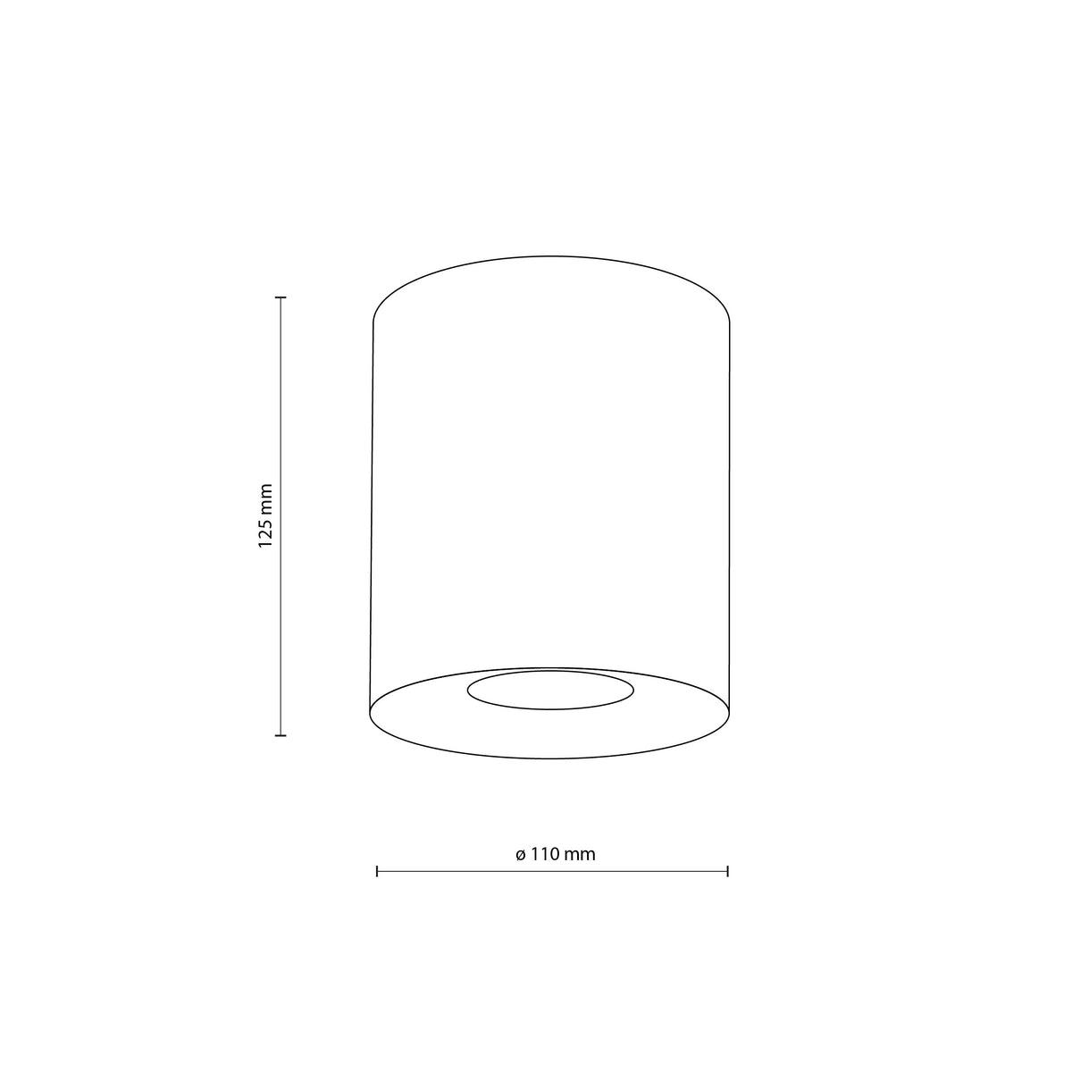 Plafonieră TK Lighting Orion M 1, auriu, 10129