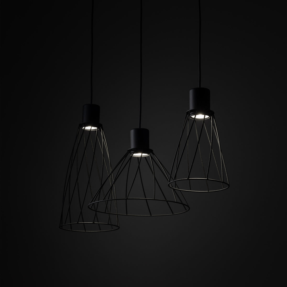 Lampa suspendată Modesto Black 3 10149 TK 10149