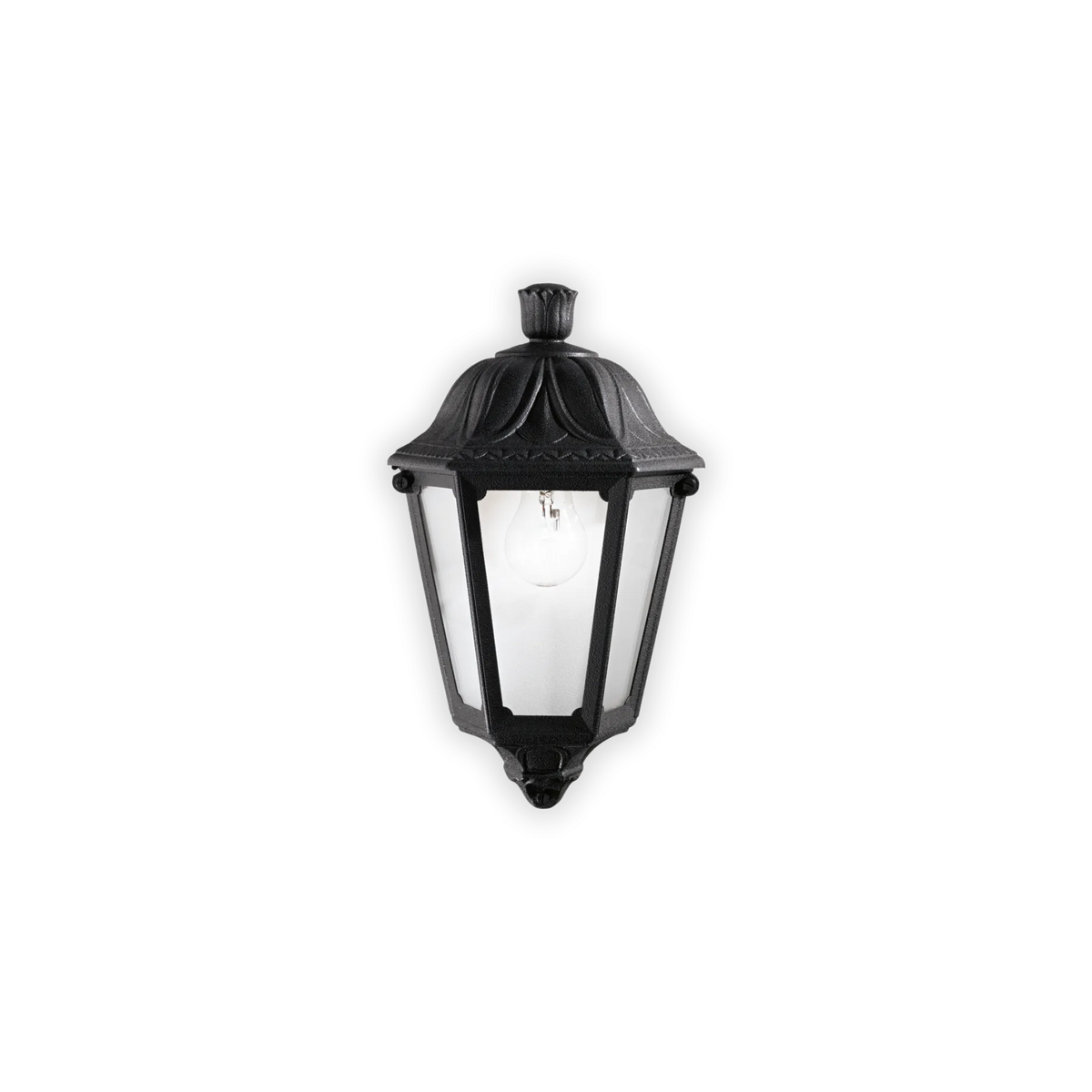 Aplică de exterior Ideal Lux Dafne AP1 Small, negru, 101552