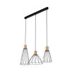 Lampadar suspendată Modesto Wood 3 10158