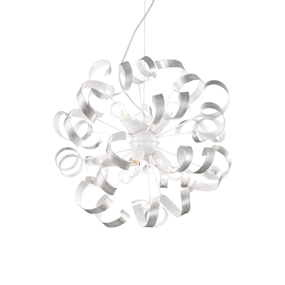 Lustră Ideal Lux Vortex SP6, argintiu, 101613