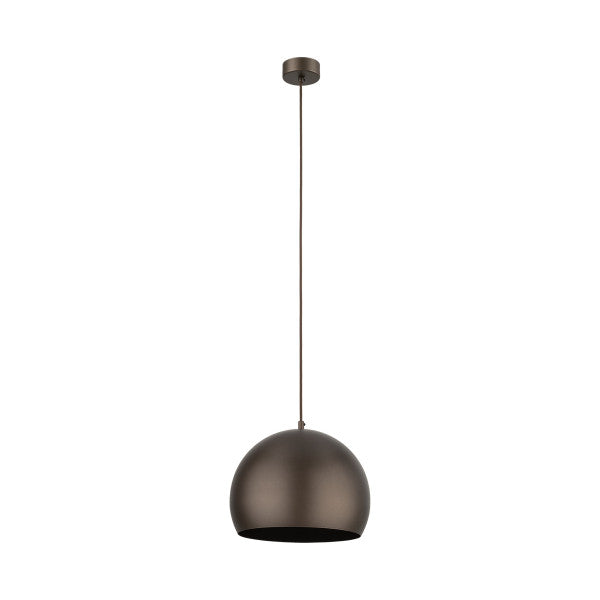 Lampă suspendată TK Lighting Zoe S, maro, 10170