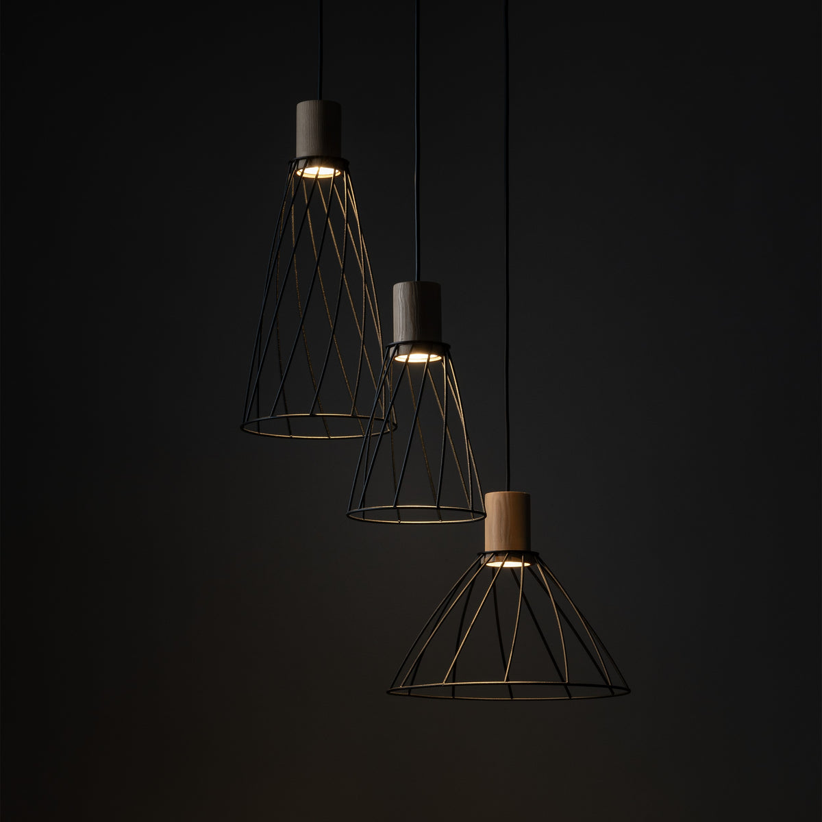 Lampadar suspendată Modesto Wood 3 10188 TK 10188