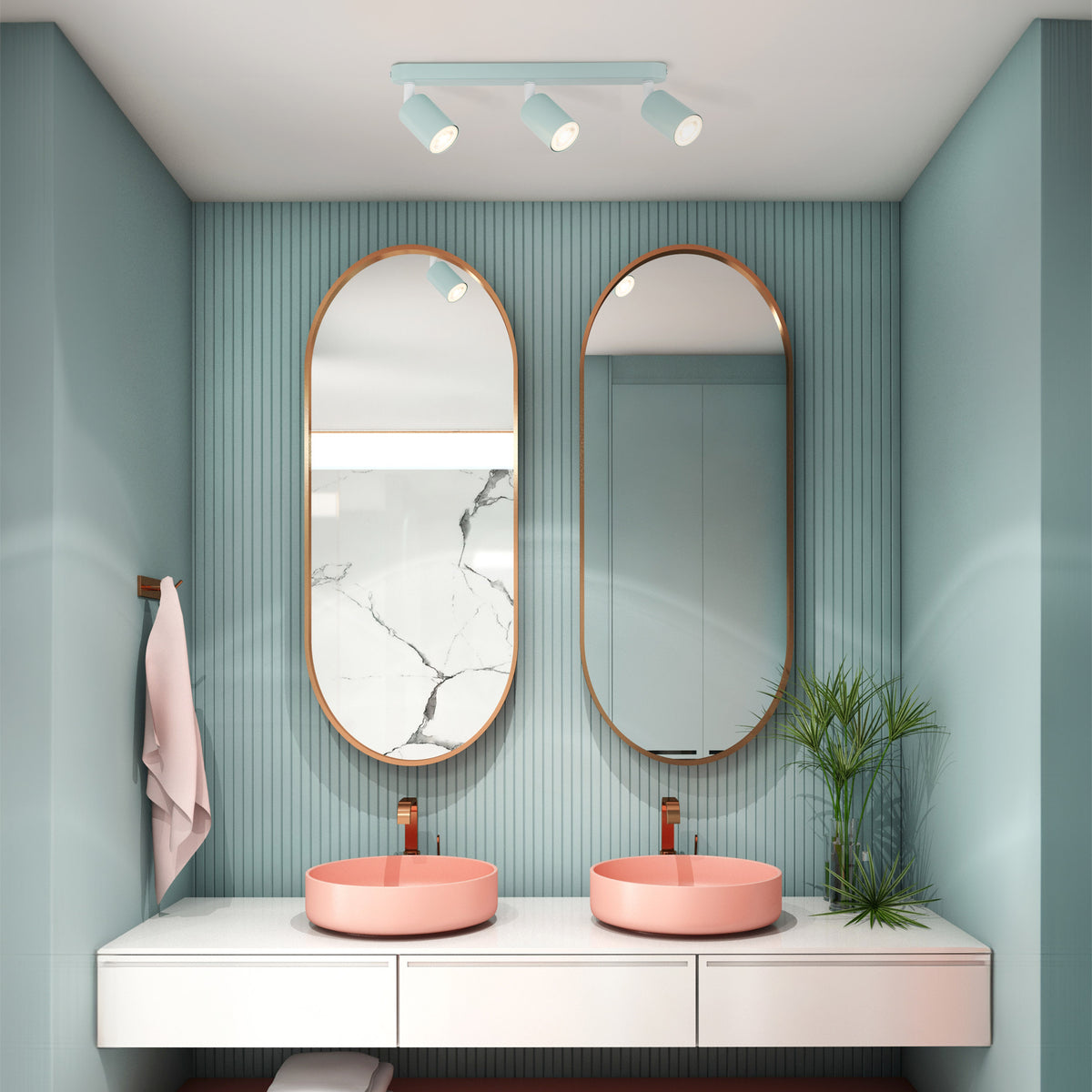 Plafoniera Livia Mint 10236