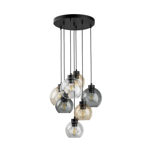 Lampă suspendată TK Lighting Cubus, 7 surse de lumină, 10246