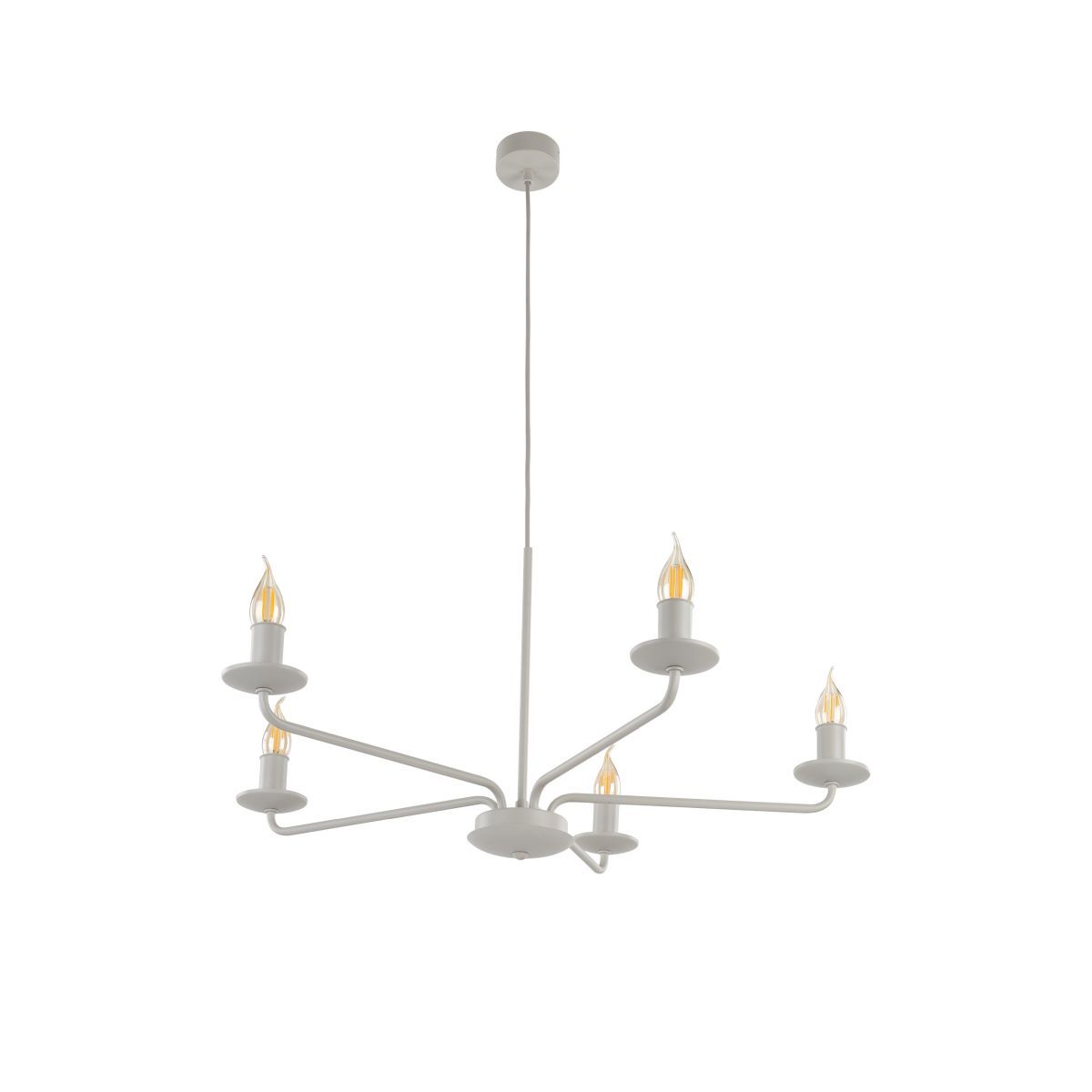 Lustră TK Lighting Limal 5, bej, 10253