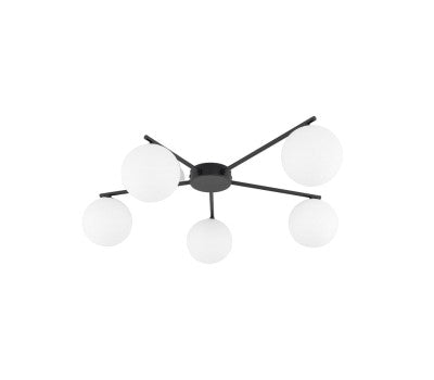 Lustră TK Lighting Elton, negru, 10262