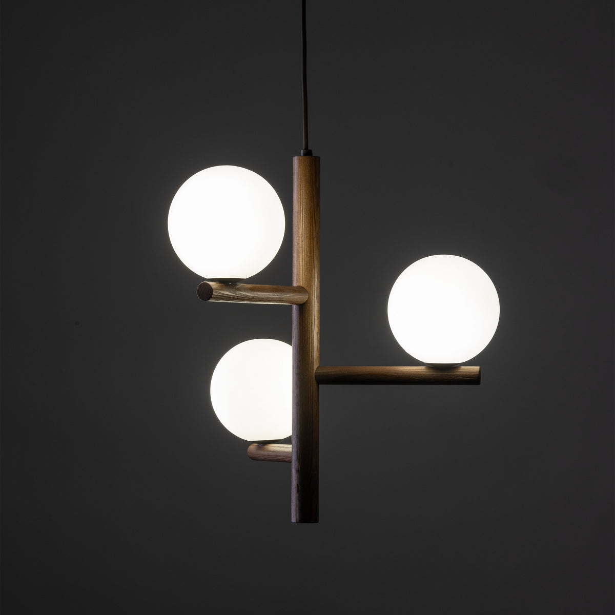 Lampa suspendată Estera Dark Wood 3 10271 TK 10271
