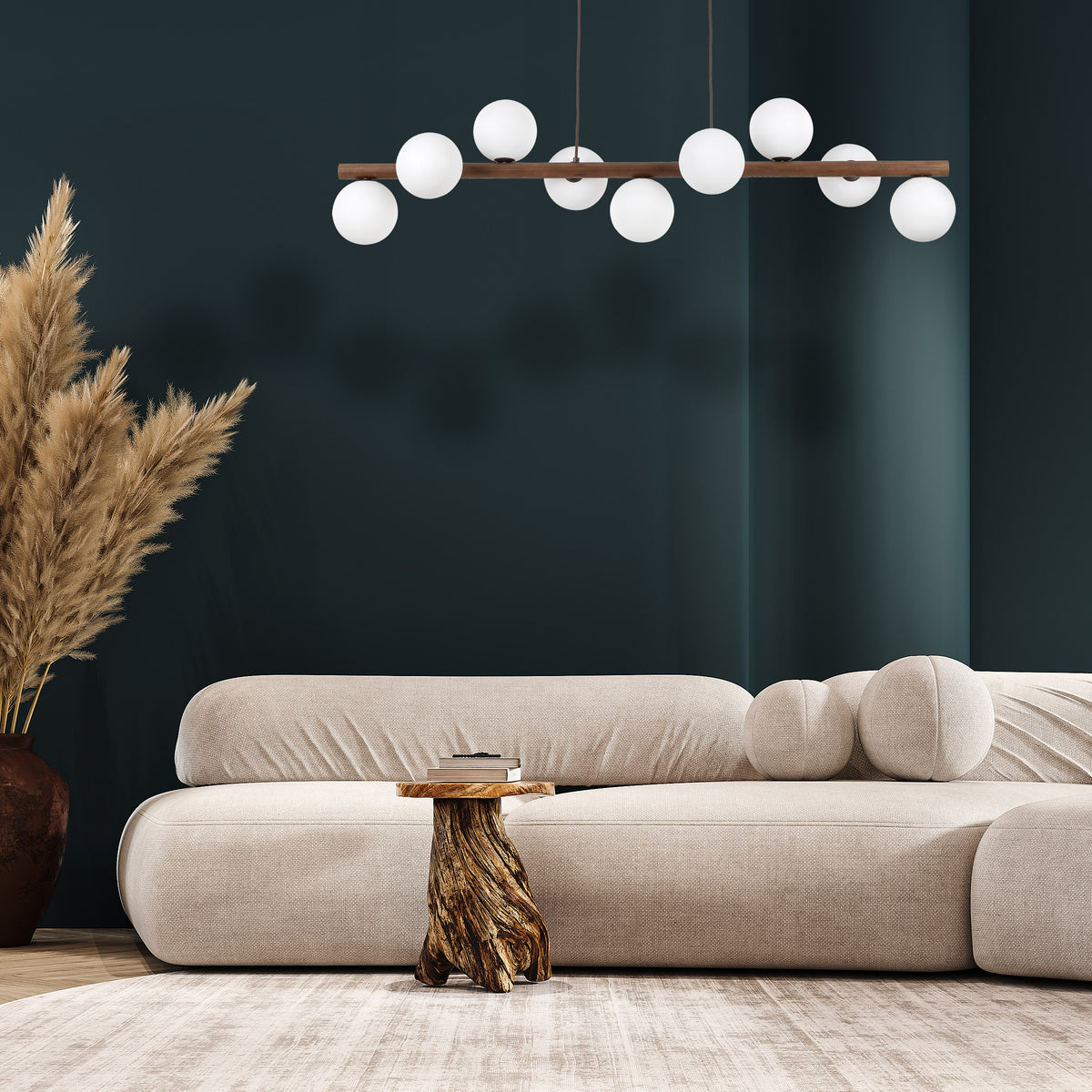 Lustra Estera Dark Wood 9 10273