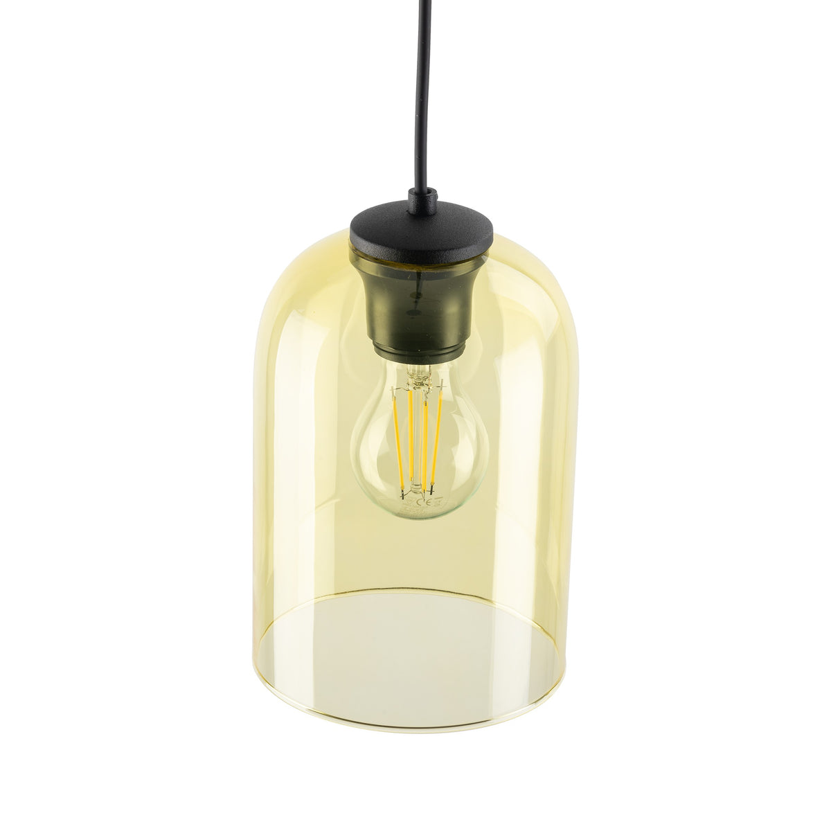 Pendul TK Lighting Molly 1, galben, 10297