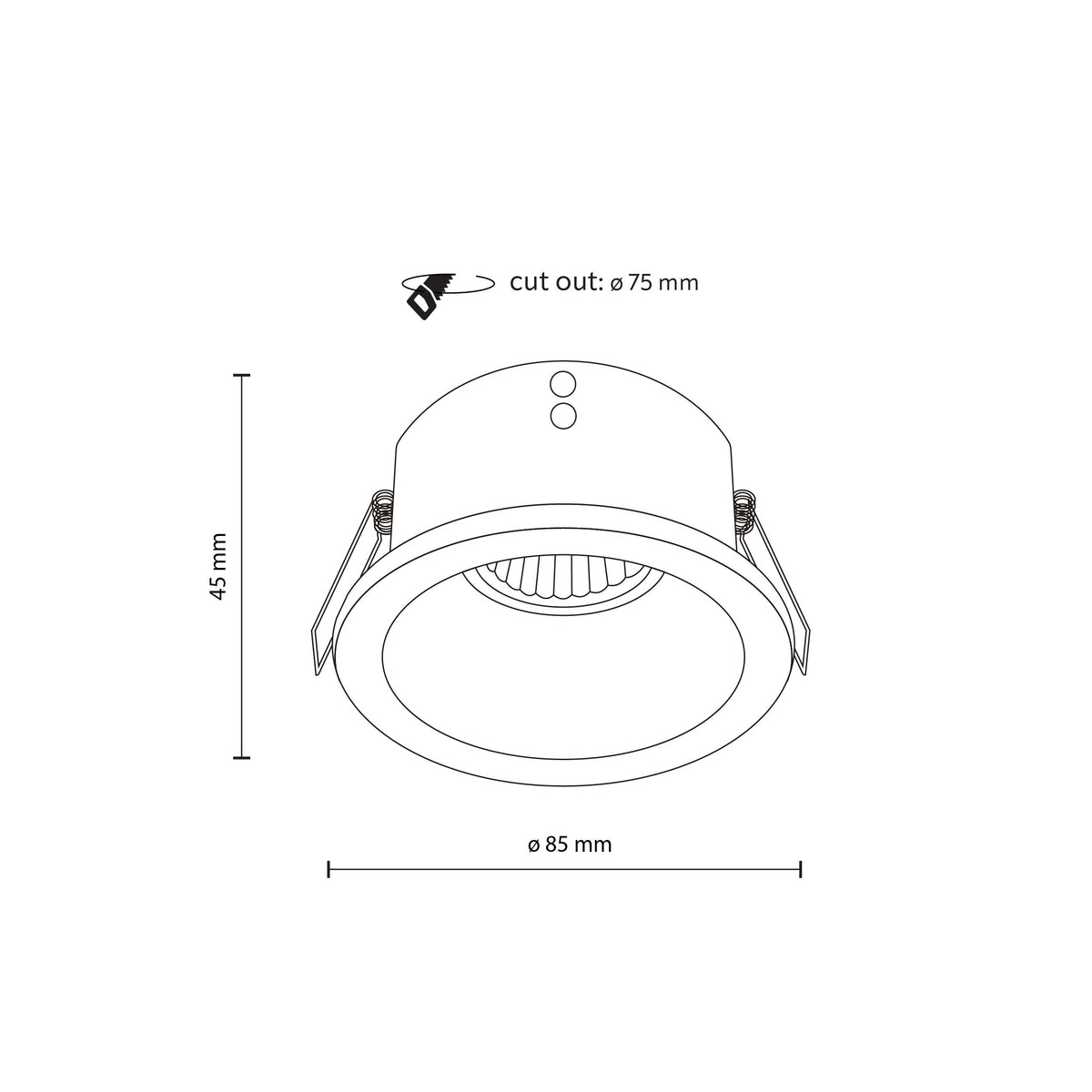 Plafonieră de exterior TK Lighting Opti, negru, 10577