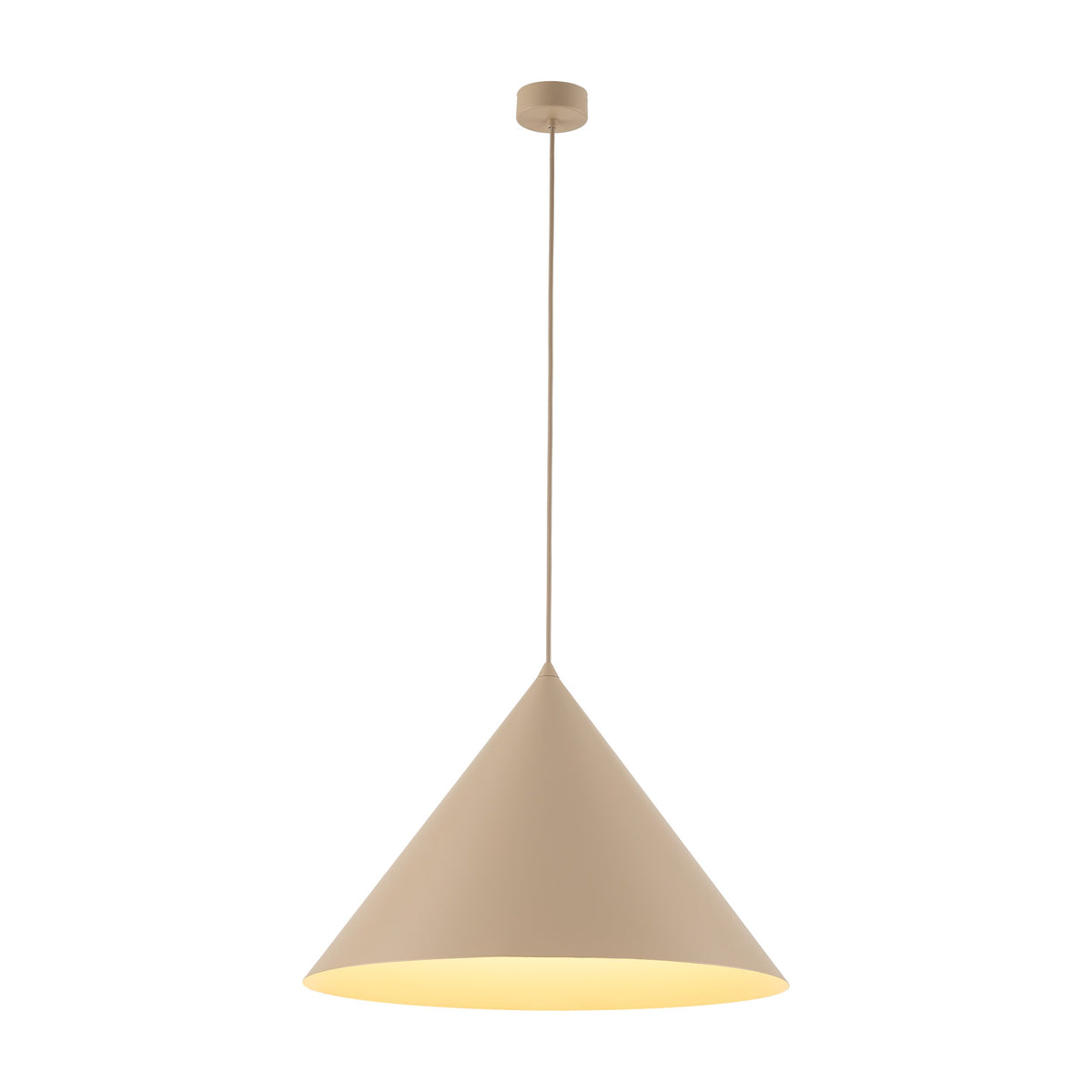 Pendul TK Lighting Cono XL, nisip, 10622