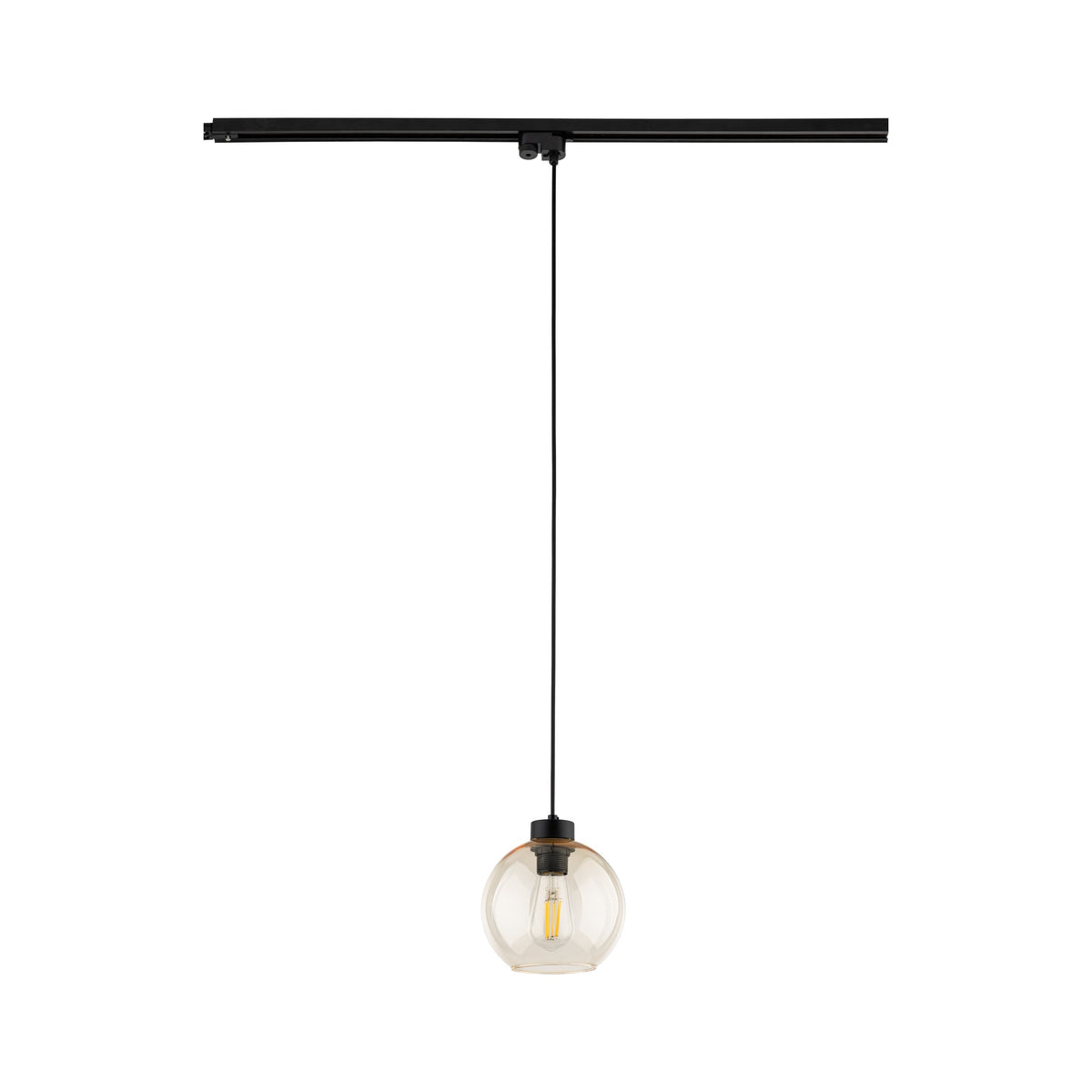 Spot pe șină TK Lighting Tracer Cubus, chihlimbar, 10667