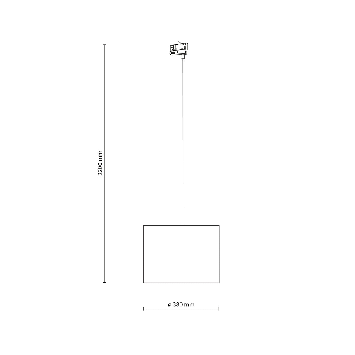 Spot pe șină TK Lighting Tracer 380 Trifazat, in, 10690