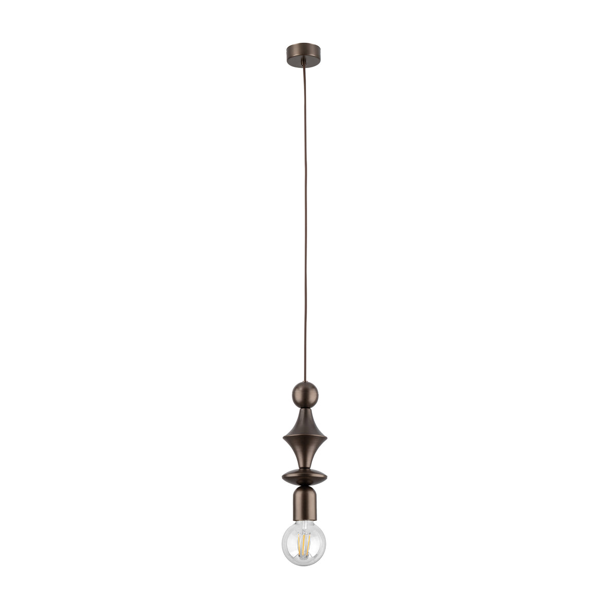 Pendul TK Lighting Tower, maro, 10703
