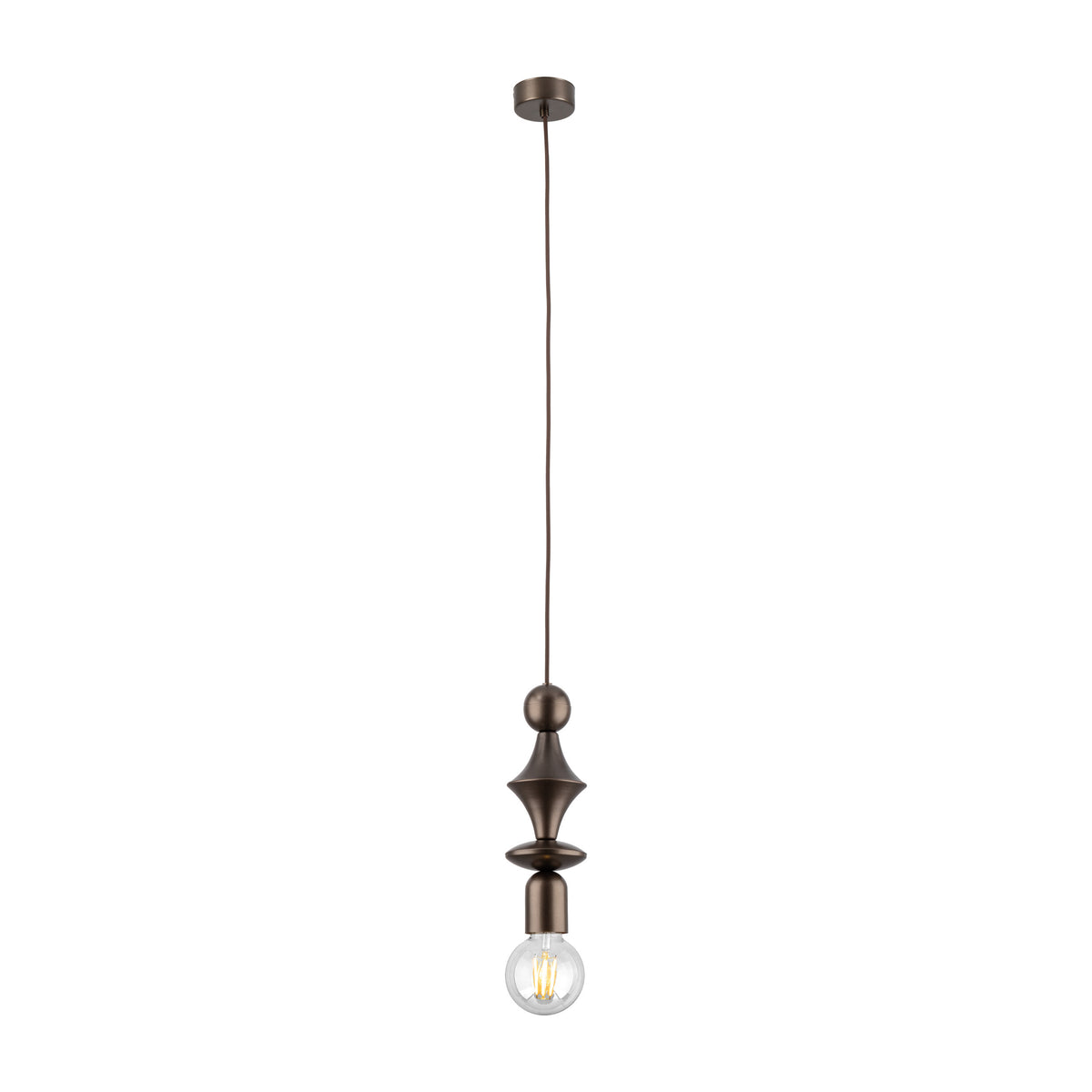 Pendul TK Lighting Tower, maro, 10703