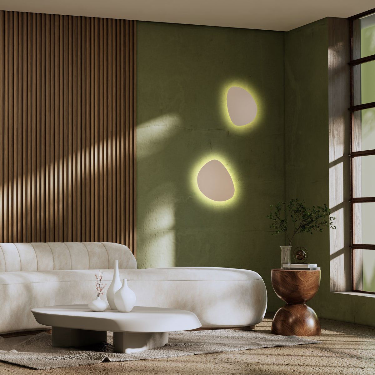 Aplică TK Lighting Stone 3, nisip, 3 x G9, 10705