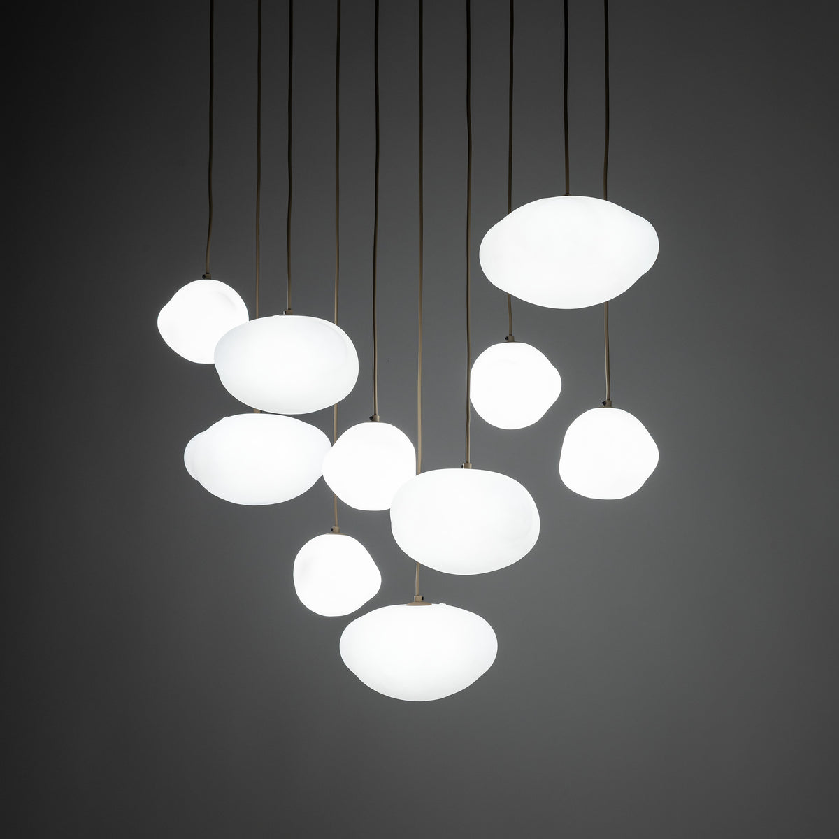 Lustră TK Lighting Nebia, nisip, 10 x G9, 10754