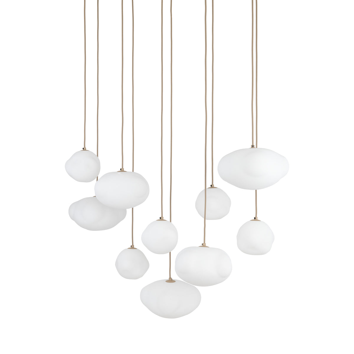Lustră TK Lighting Nebia, nisip, 10 x G9, 10754